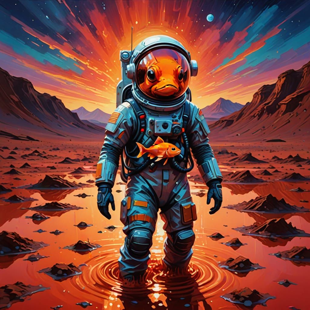 goldfish on mars