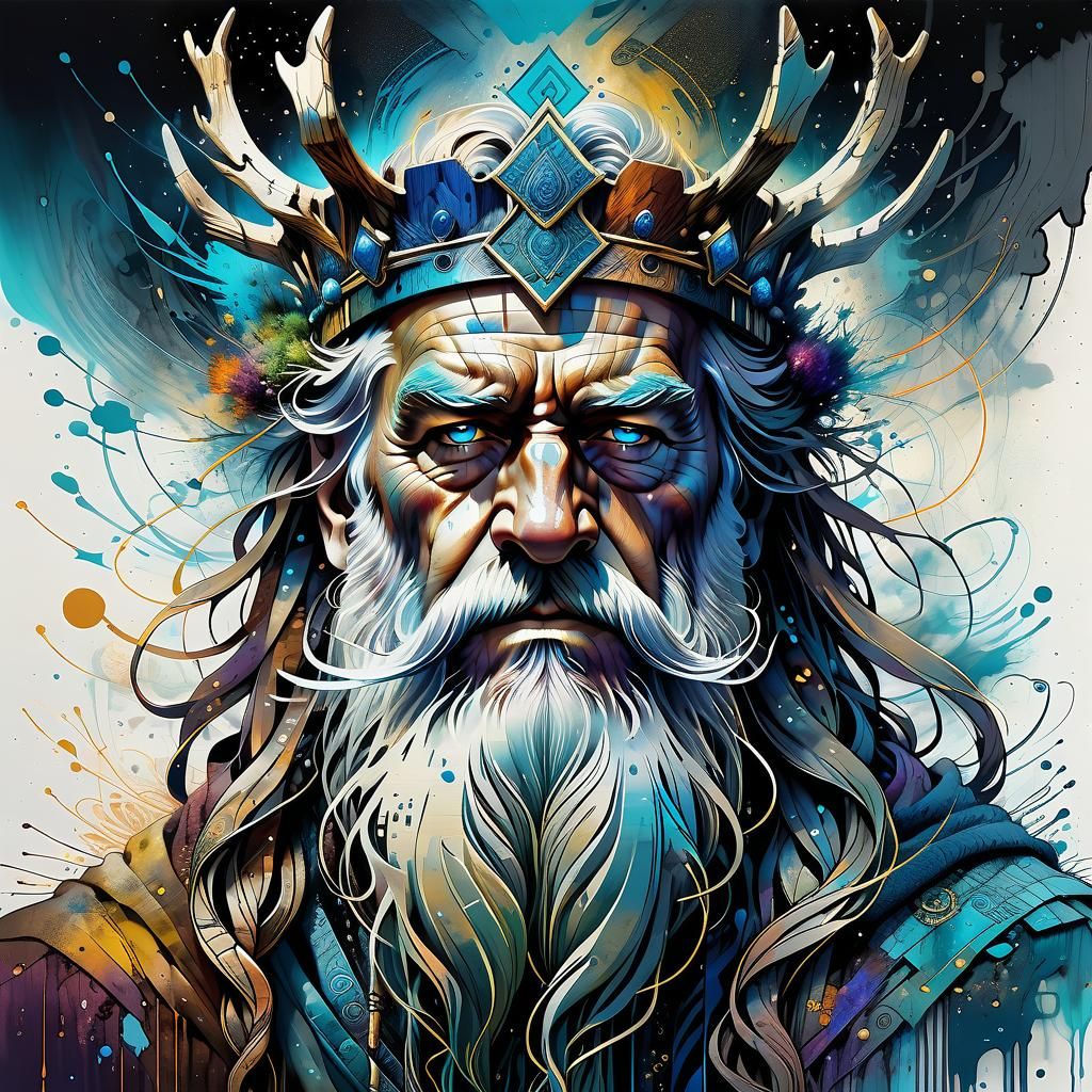 Odin ~ a Norse God and the King of Asgard