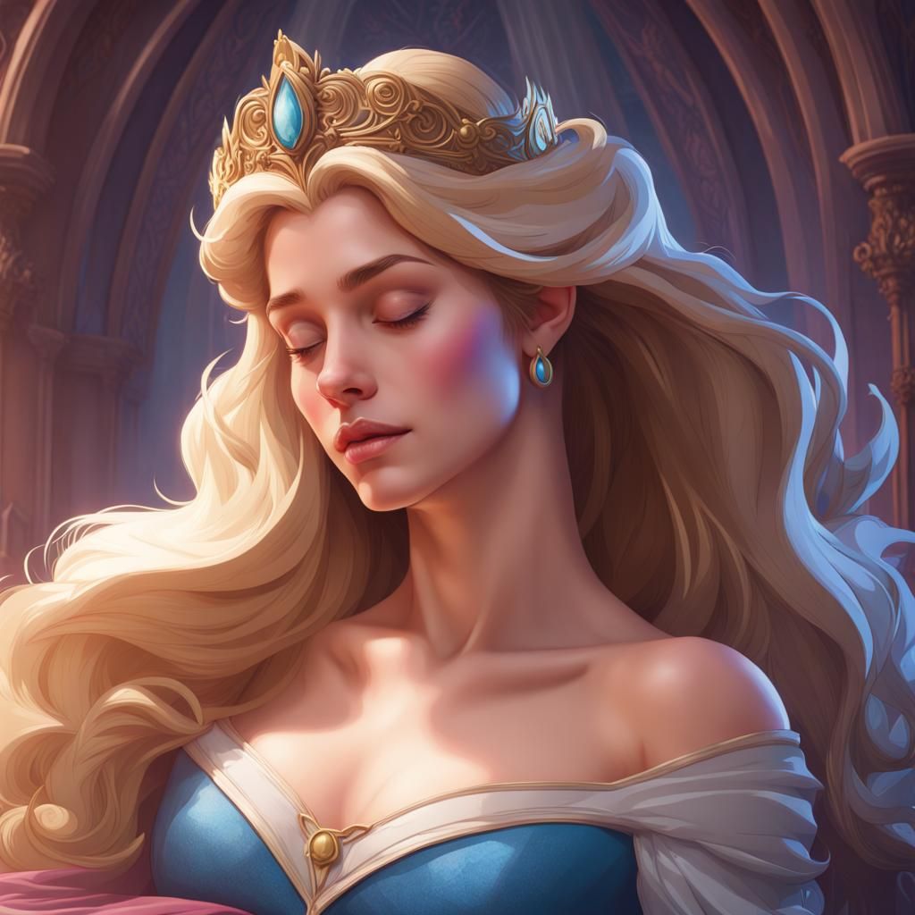 Disney Prince Portrait in Concept Art Style