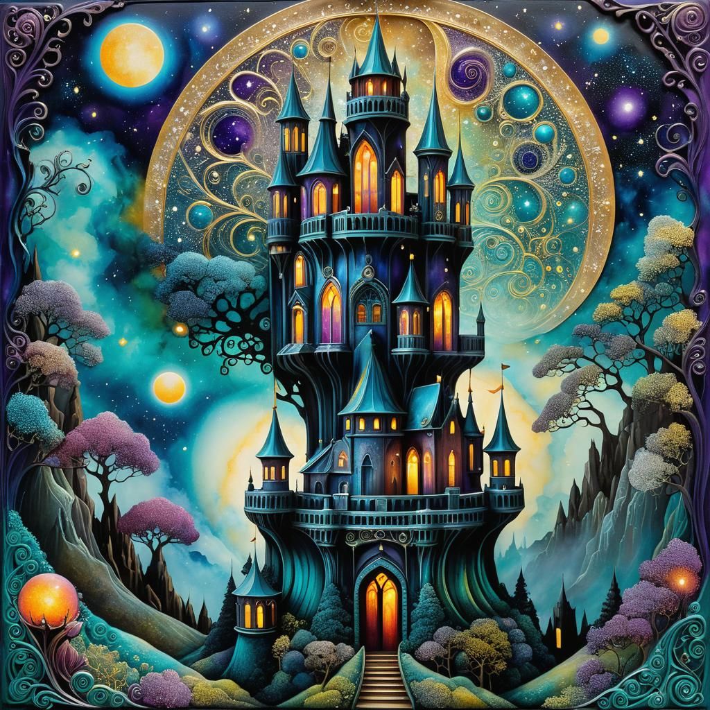 Fantasy Castle Tree House