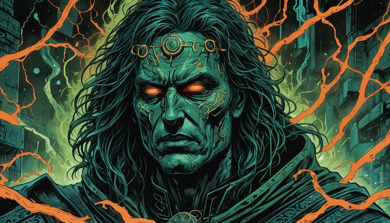 Bioluminescent Consciousness Download in Polish Comic Style