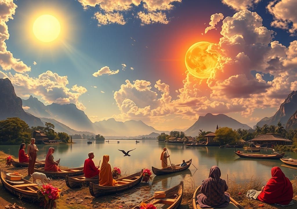 Pre-Adamic Civilization: Surreal 3D Psychedelic Image