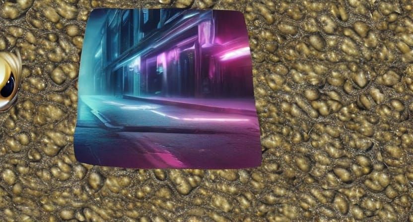 Mechanical Horse with Red Eyes