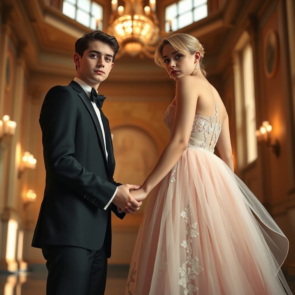 Boys in Love: A Heartfelt Moment in Pastel Hues