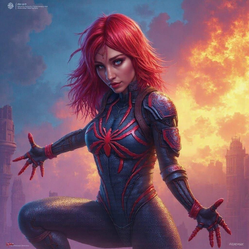 Mayday Parker Portrait: Scars Removed