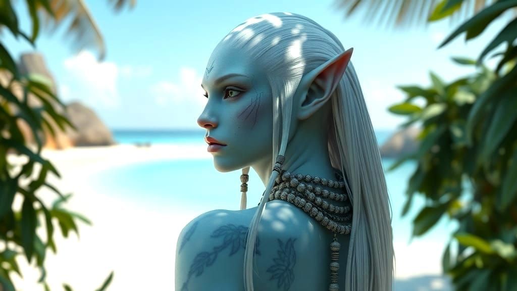 Ethereal Native in Dappled Light