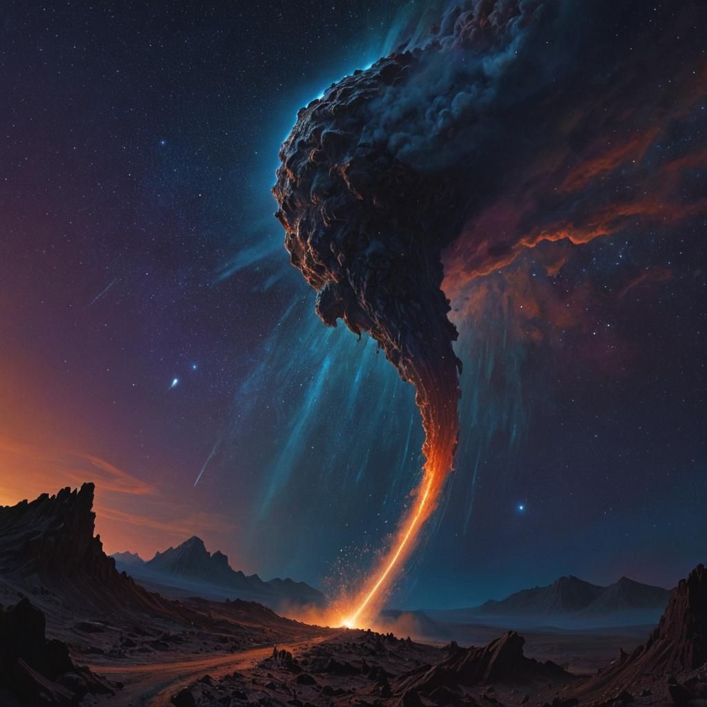 Hailey’s comet crashes