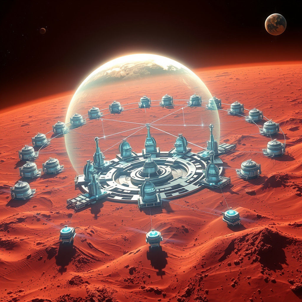 Artificial Magnetosphere Generator on Mars: Futuristic Conce...