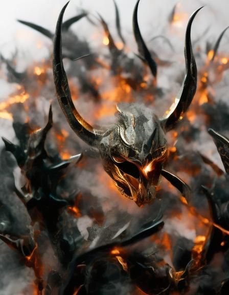 Halloween Night: Ready to Attack in Digital Art