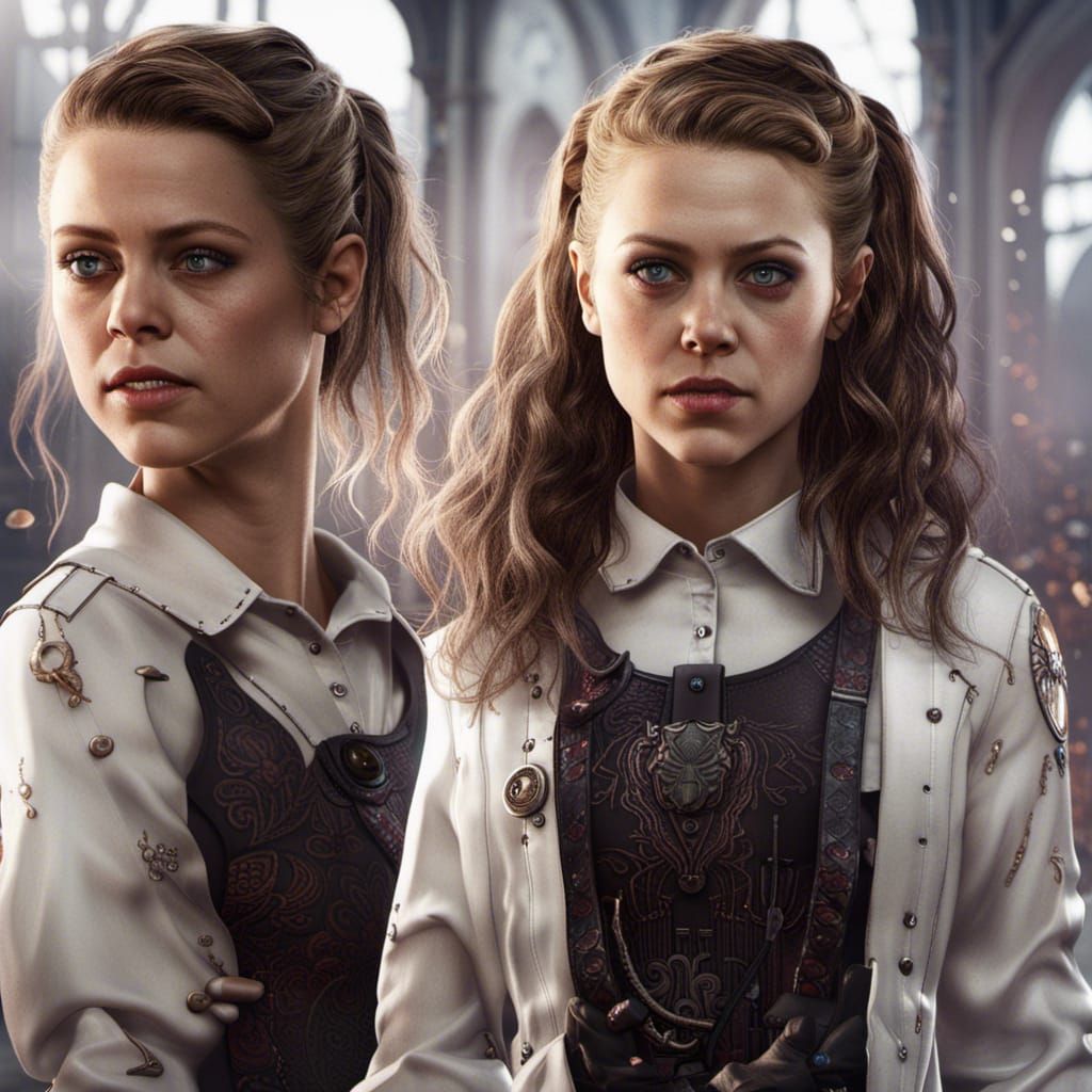 Orphan Black's Helena with Wicked Smile, Detailed Art