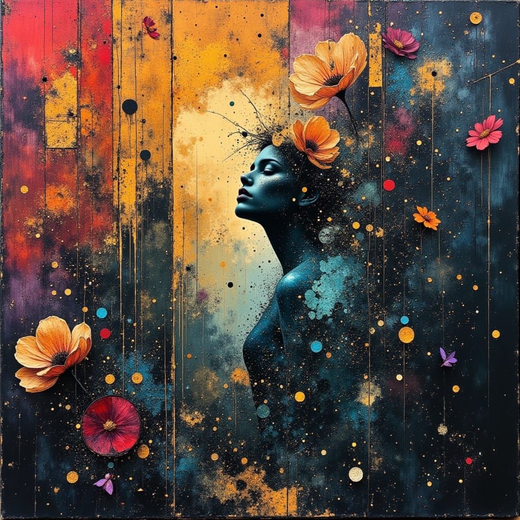 Mysterious Dreamlike Scene in Surreal Digital Art Style