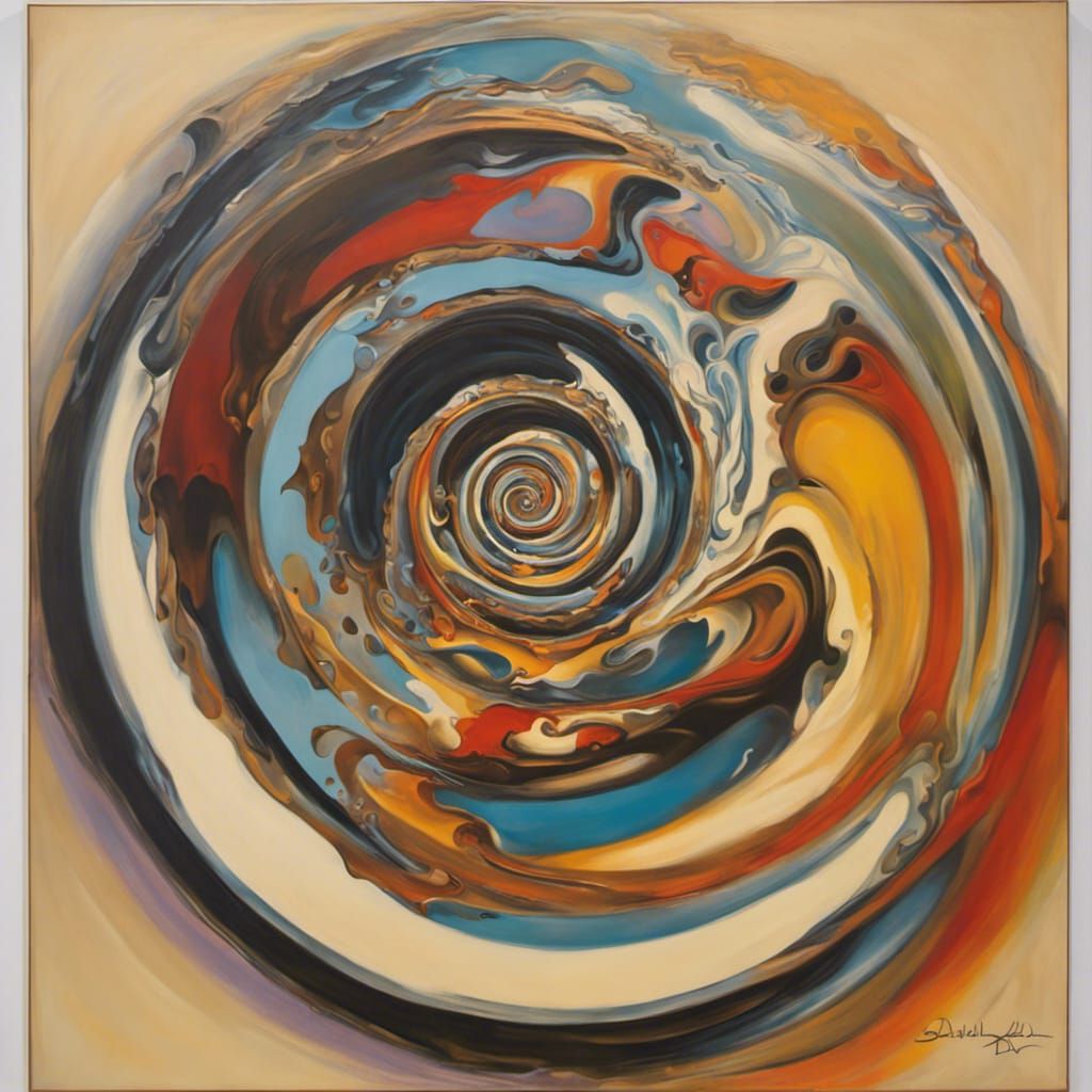 Psychedelic Circular Saw in Surrealist Style