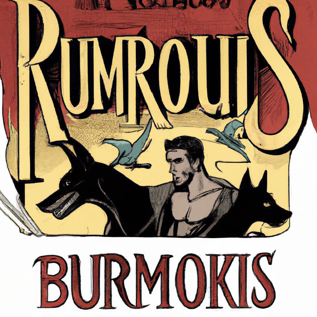 Romulus and Remus in Comic Book Art Style