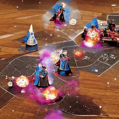 Mages Create Super Space Battle With Magic Alchemy