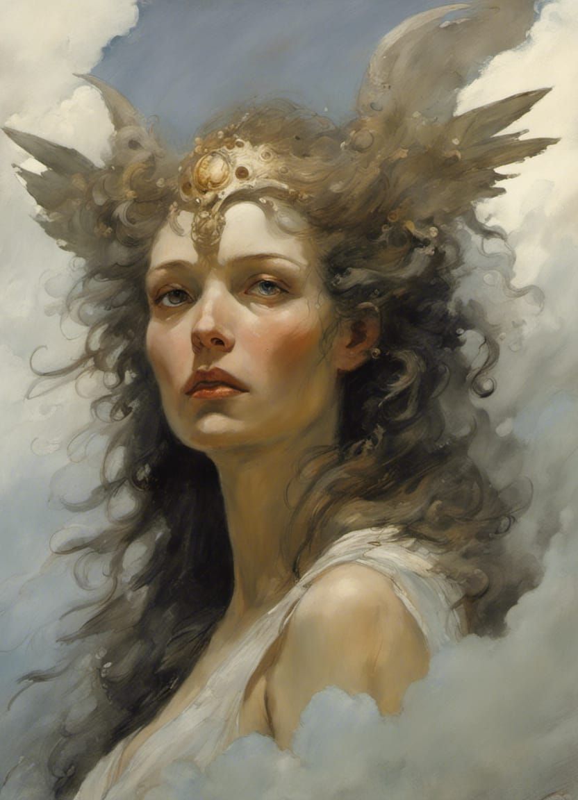 Nephele was a cloud nymph and the goddess of hospitality, ge...