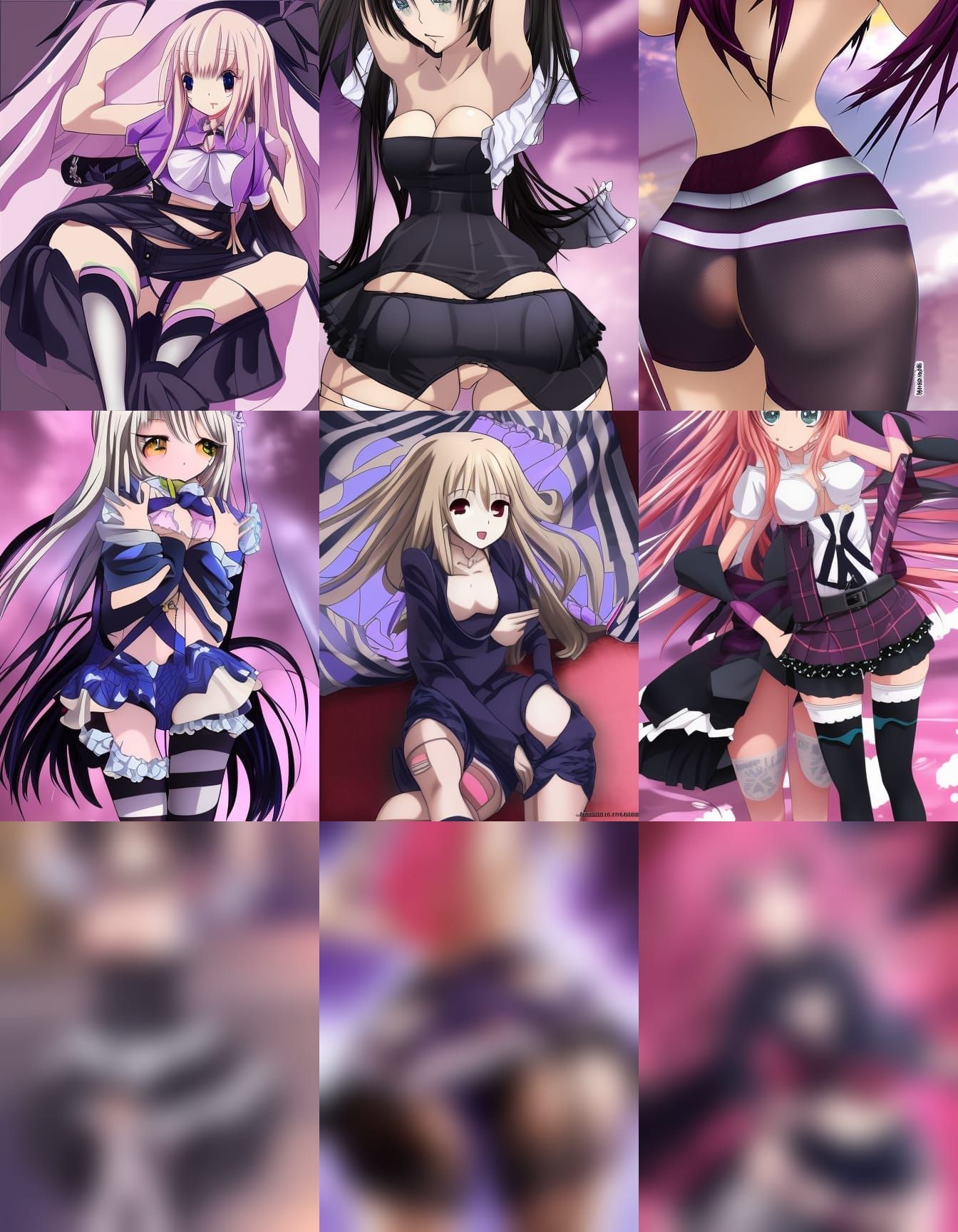 Anime Girl in Classic Anime Style