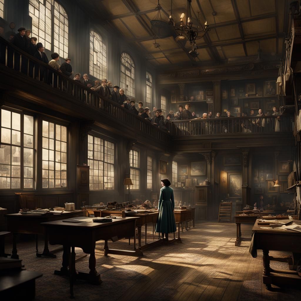 Anne Frank: Epic Cinematic Digital Matte Painting