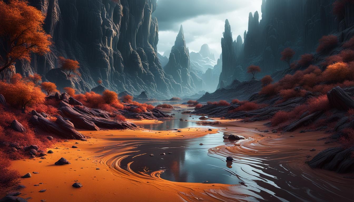 Quicksand in Detailed Matte Painting