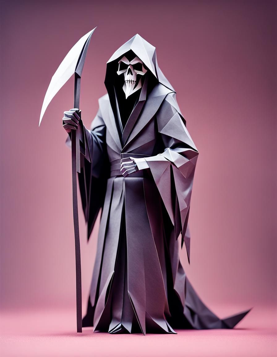 Origami Grim Reaper