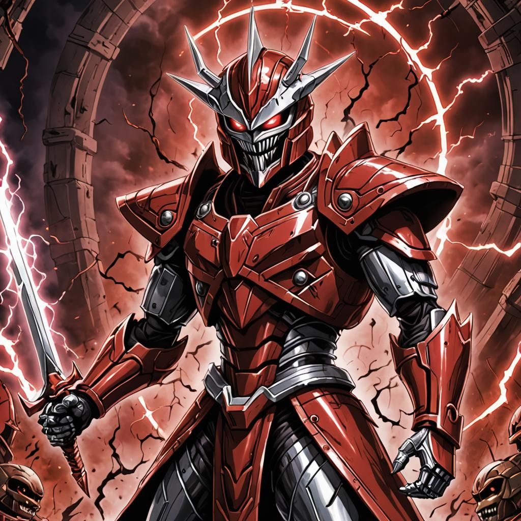 Stylized Lord Zedd Digital Rendering