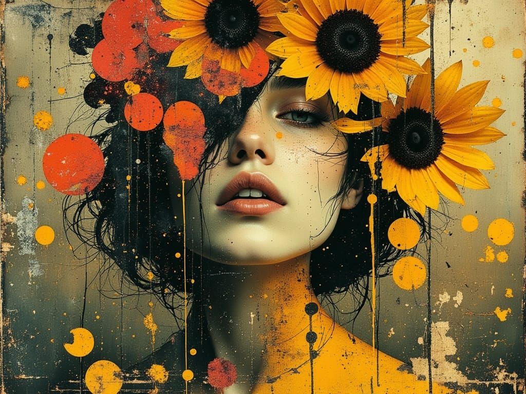 Eve in Sunflower Heaven