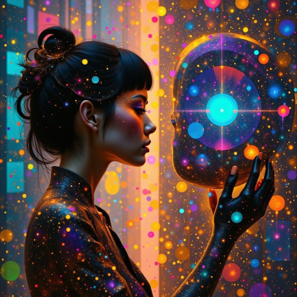 Science Fiction Goddess Meets Astral Figure