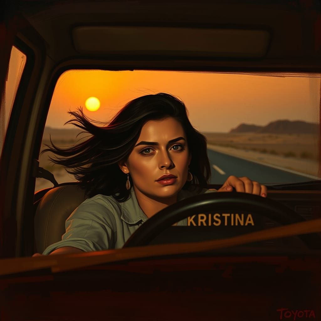 Kristina's Toyota Rush to Aswan: Rothko and Somov Style