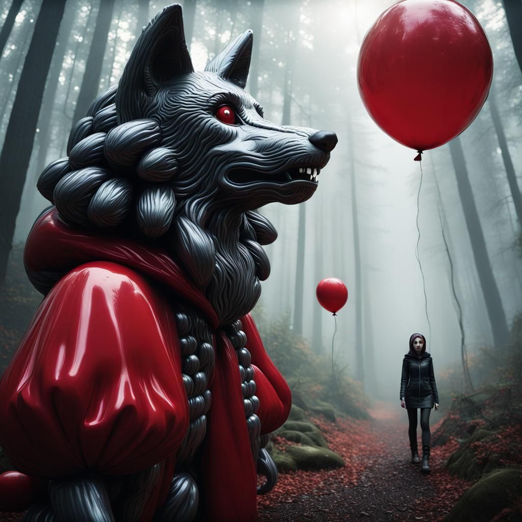 The big bad balloon wolf