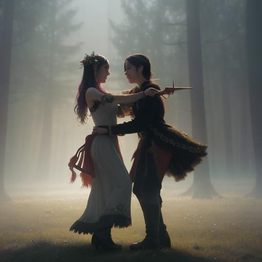 Pagan Yule Ritual: Trans Women Dancing in Romania