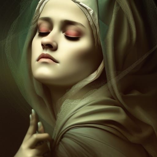 Art inspired by Mozart's - Requiem (Lacrimosa Dies illa)