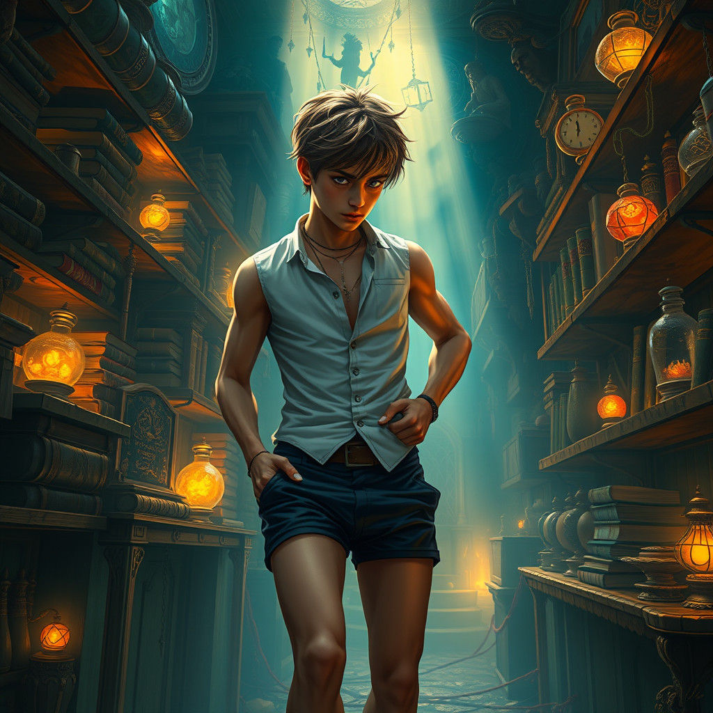 Youthful Shoplifter Hides Stolen Goods in Brief Shorts