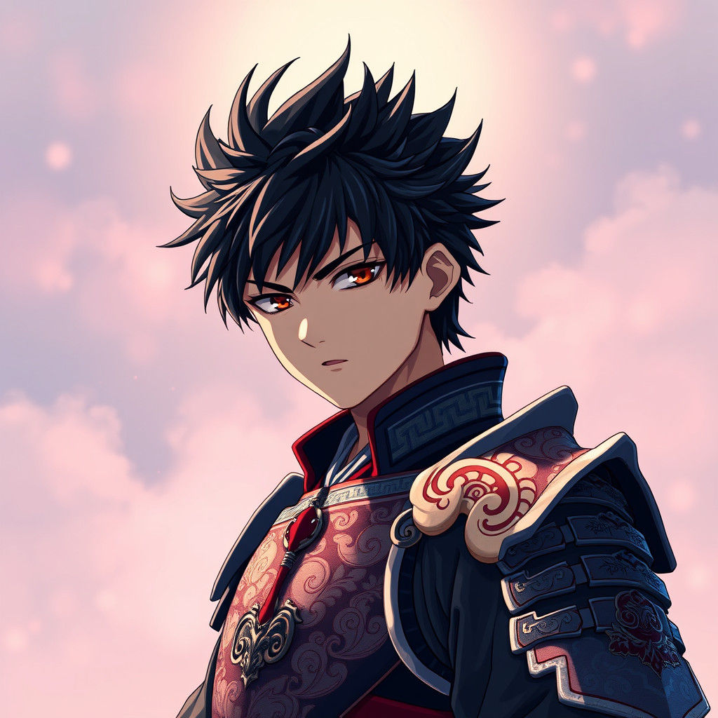 Teenage Samurai in Studio Trigger Anime Style