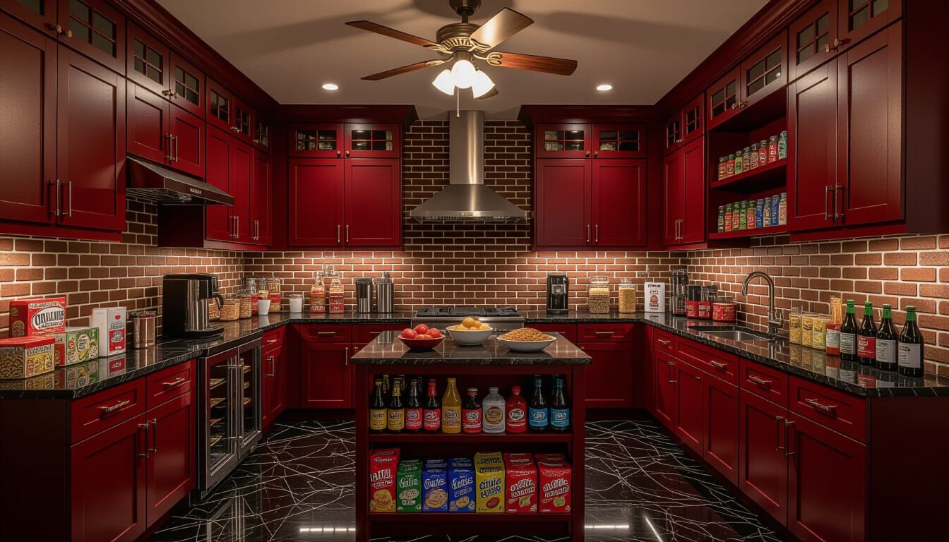 Victorian Storage Room with Rich Details