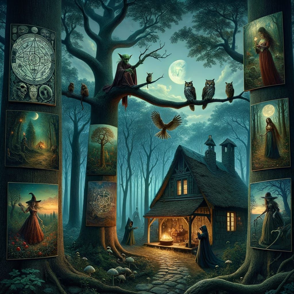 Paintings For Sale At Witch Cottage