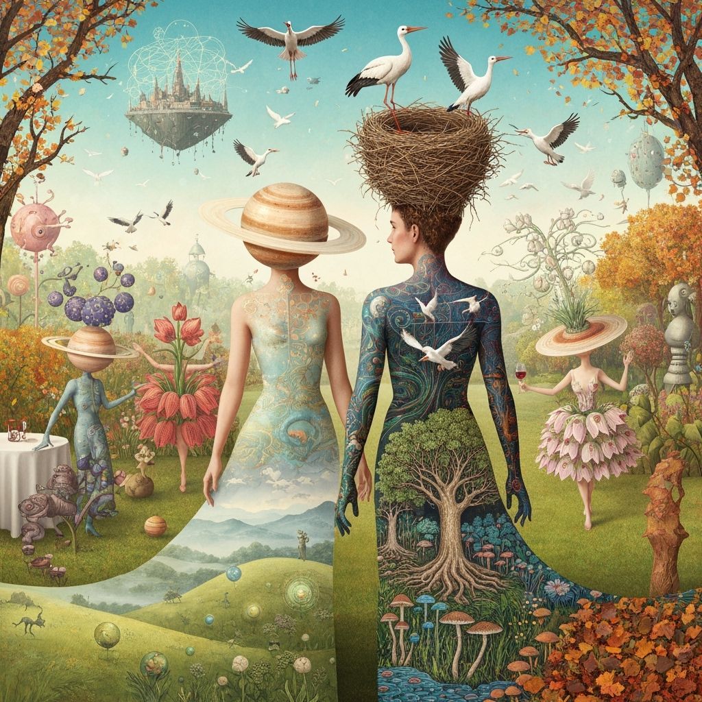 Surreal Accordionist at Galaxy's Edge in Surreal Utopia