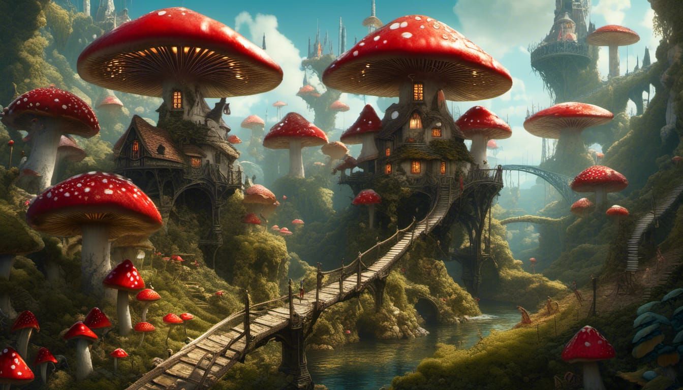 The Tragic Story of the Fungal Village of Mushroomia (Part 1 of 2)
