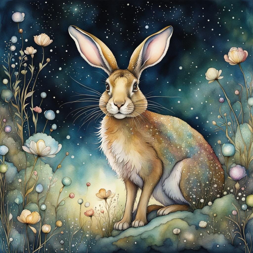 Starlight Meadow Hare