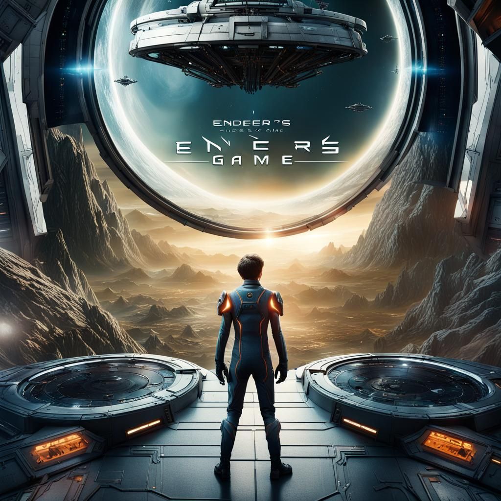 Ender's Game: Detailed Matte Painting Movie Poster
