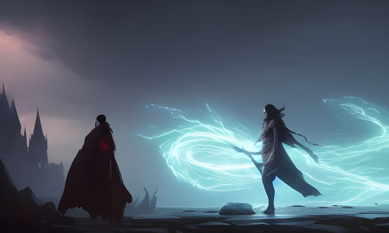 Wizard's True Power: Hyperdetailed Splash Art