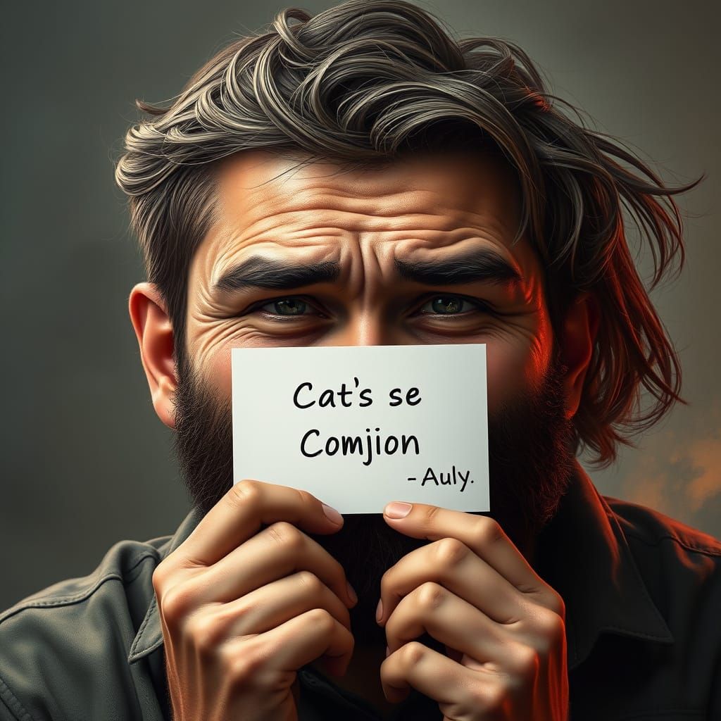 Contrasting Emotions in Dramatic Digital Painting