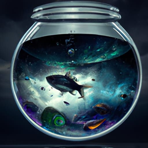 Universe in a Fishbowl: Digital Matte Painting