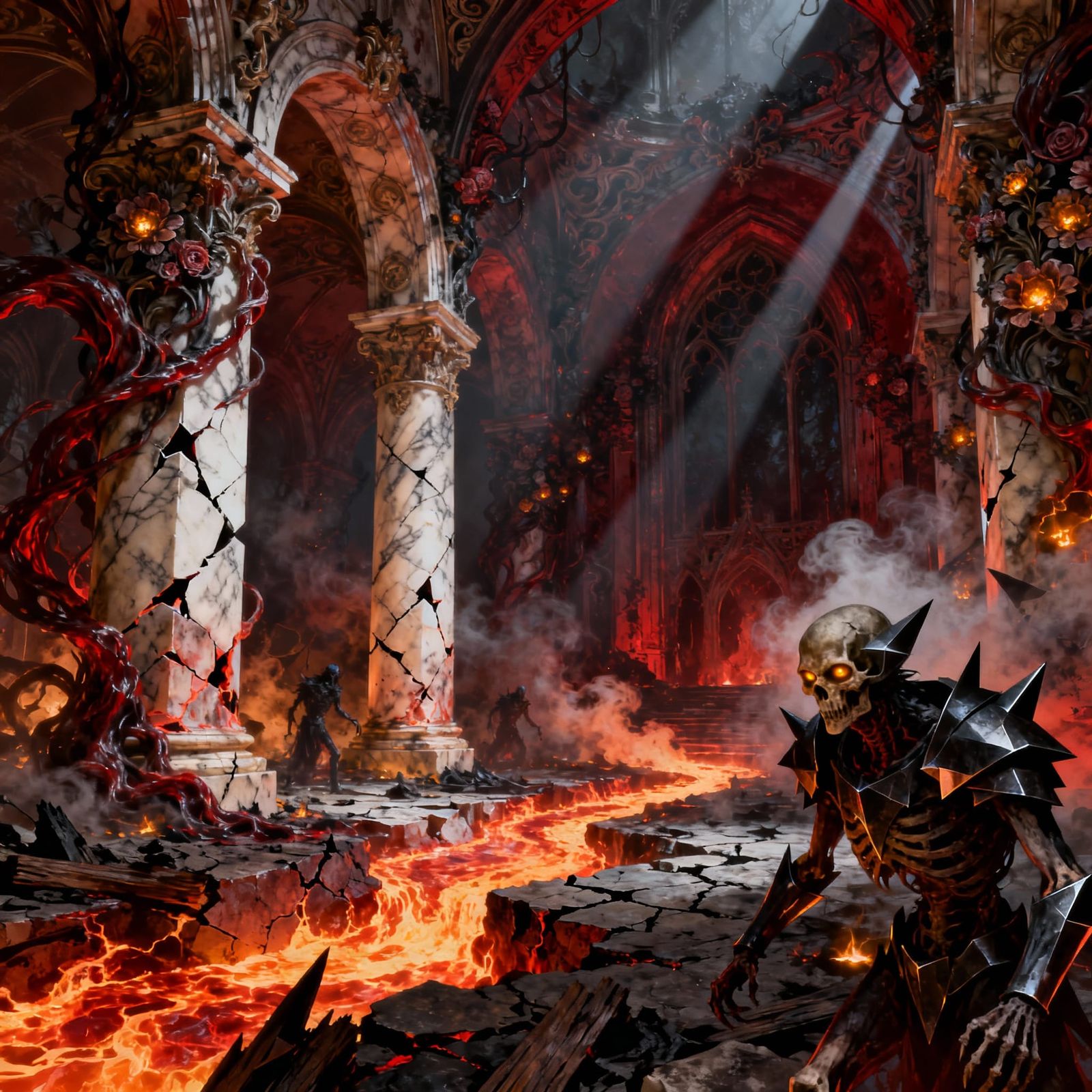 Inferno in Hell with French Baroque Patterns in Black Metal ...