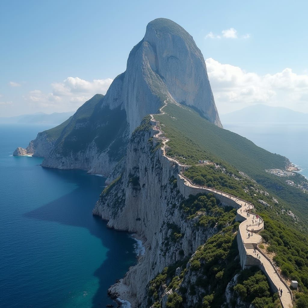 Gibraltar Rock -GibraltarRock A Fortress of History and Nature