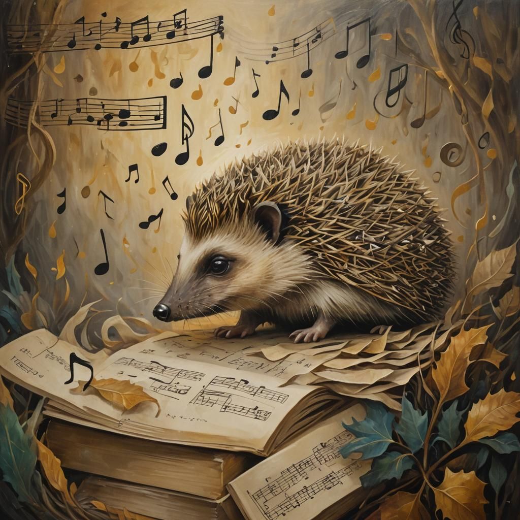 Hedgehog Eats Music: Surrealist Folk Art