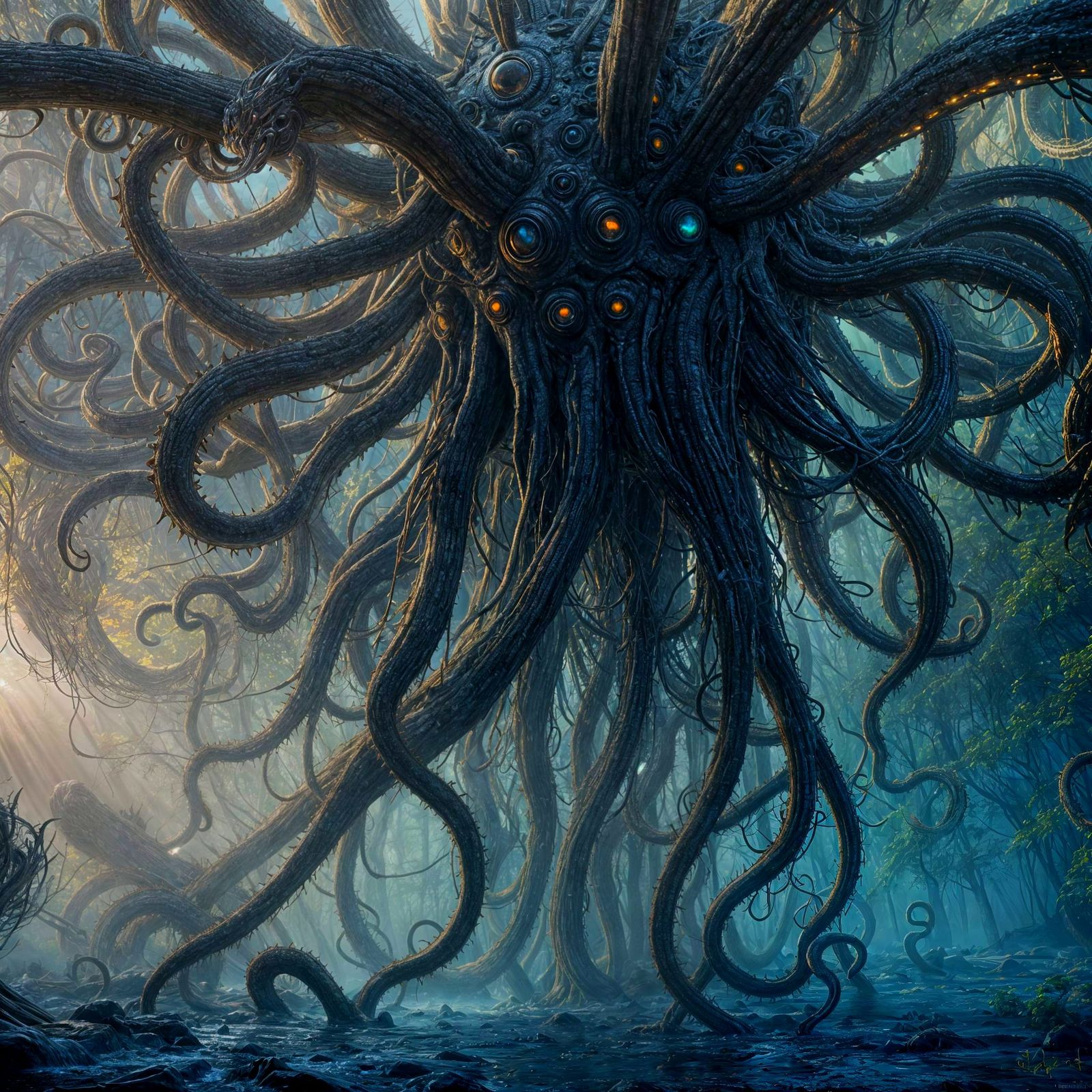 Hyperdetailed Lovecraftian Horror in Unreal Engine 5