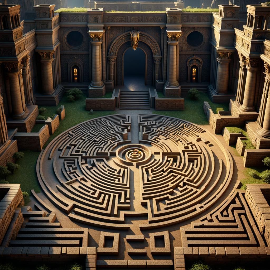Minotaur in a Rectangular 3D Labyrinth