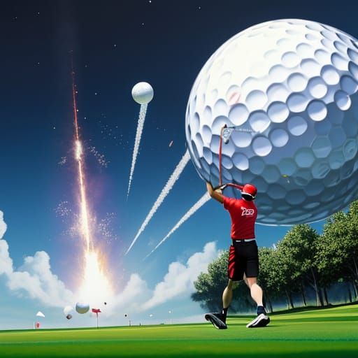 Coke Golf Ball Launched into Space