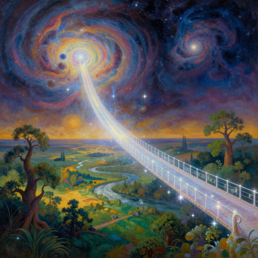 Celestial Bridge Connecting Spiritual and Earthly Realms