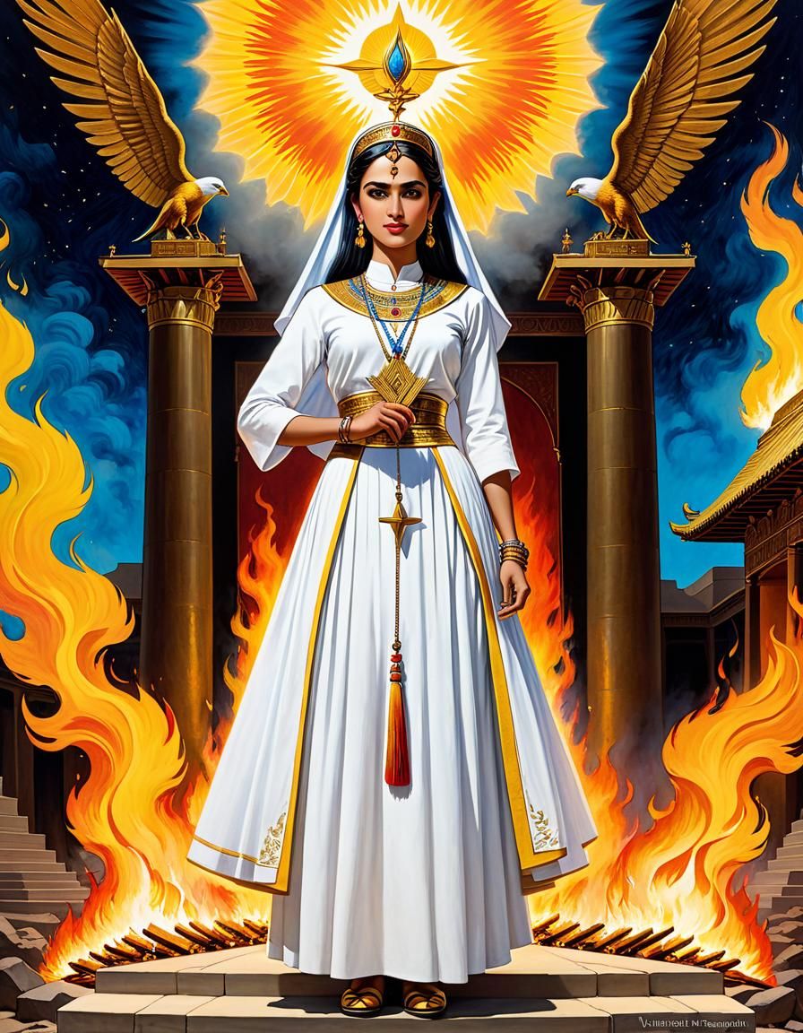 Zoroastrian princess