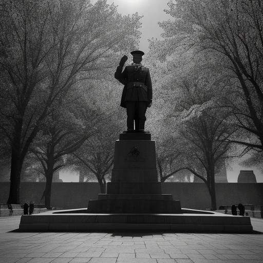 Westerplatte Monument: Soldier's Wartime Memorial in Graysca...